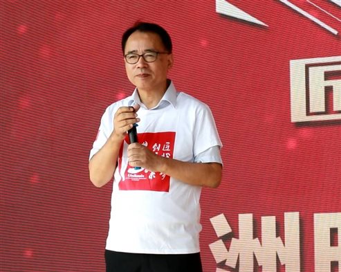 东升国际官网科技首席运营官土桥昭人充斥活力的讲话瞬间让各人都元气满满！